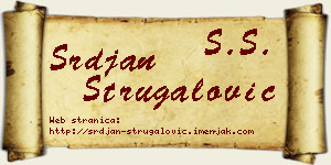 Srđan Strugalović vizit kartica